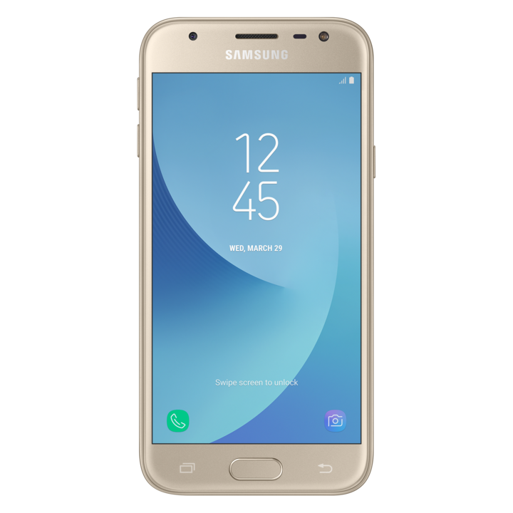 Telefon mobil Samsung Galaxy J3 Pro 2017, Dual SIM, 16GB, 4G, Gold