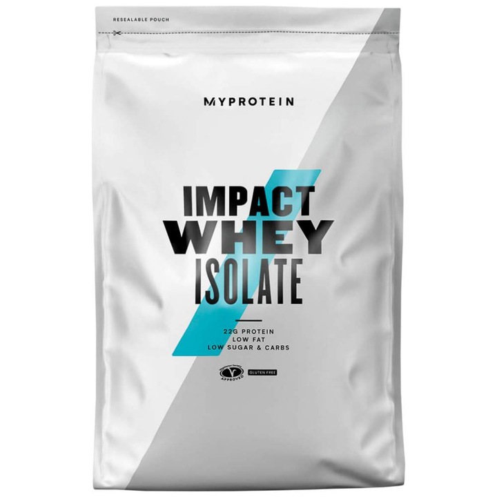Хранителна добавка MyProtein Impact Whey Isolate, Неовкусен, 1000 грама