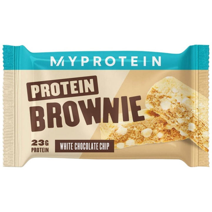 Хранителна добавка MyProtein Protein Brownie, Бял шоколад, 75 грама