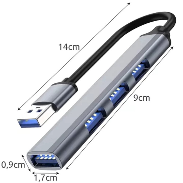 Хъб USB 3 порта