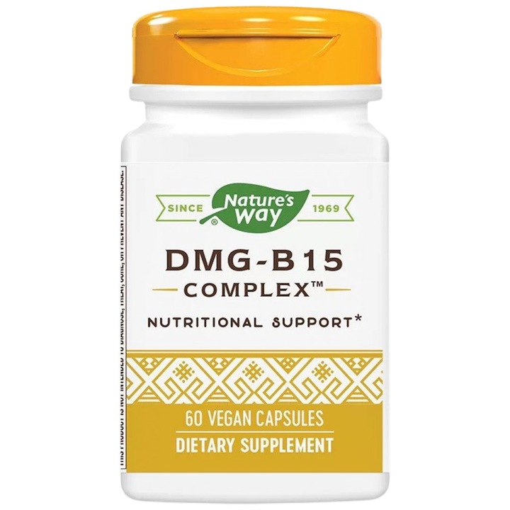 Хранителна добавка Natures Way DMG-B15 Complex™, 60 капсули