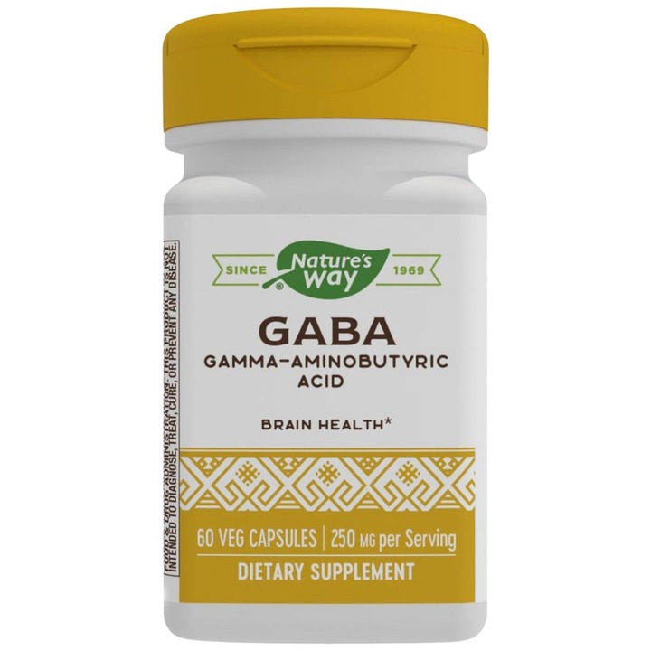 Natures Way GABA étrend-kiegészítő 250 mg, 60 kapszula