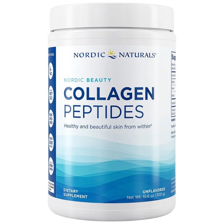 Supliment alimentar Nordic Naturals Collagen Peptides, 300 grame
