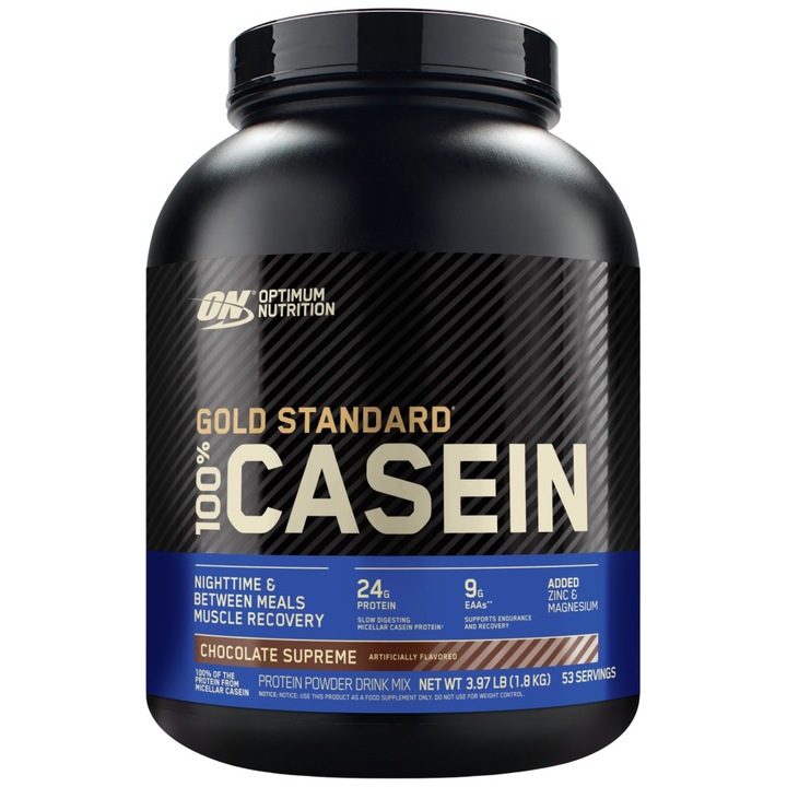 Хранителна добавка Optimum Nutrition 100% Casein, Шоколад, 1816 грама