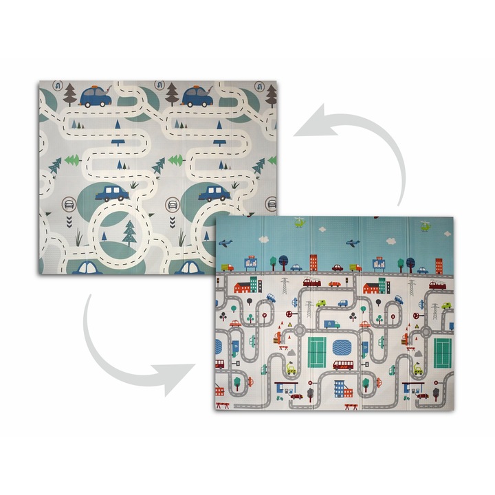 Детска постелка Сгъваема Дунапрен 180х200см многоцветна