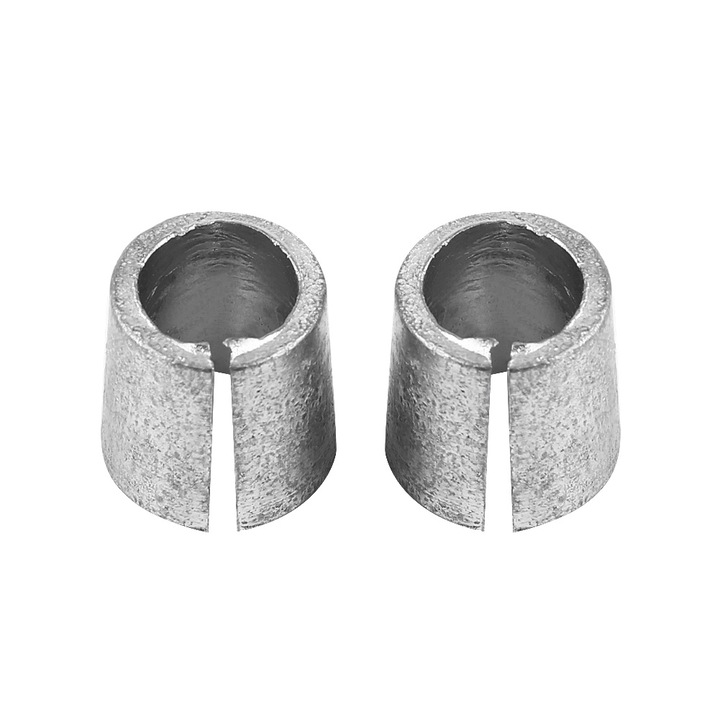 2 db autós akkumulátor csatlakozó adapter készlet, fém, ezüst, 15 mm
