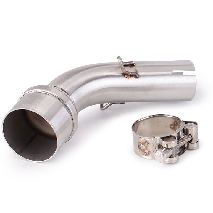 Enforose motorkerékpár kipufogócső közbenső csatlakozó adapter, rozsdamentes acél, elegáns kialakítás, R25/R3 2015-2018