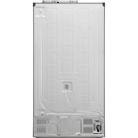 Side by Side LG Door in Door GSX961NSAZ, 601, Clasa A++, Full NoFrost, InstaView, Dispenser apa, Compresor Inverter linear, Display LED, SmartDiagnosis, WiFi, Raft sticle, H 179 cm, Argintiu