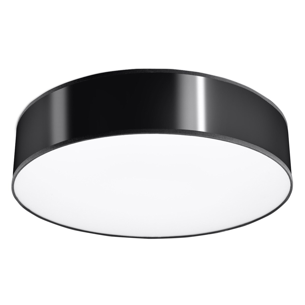 Plafoniera Sollux Lighting, Arena, E27, 60W, Modern Design, Negru