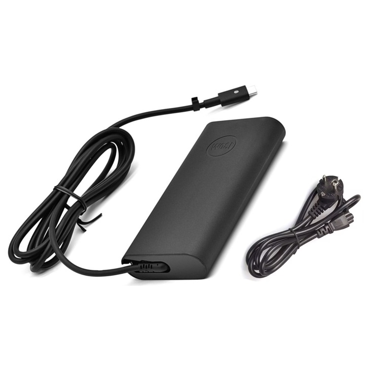 Laptop töltő Lenovohoz, Acerhez, Dellhez, HP-hoz, Huaweihez, Xiaomihoz, Samsunghoz, Asushoz, Apple-hez, 130W, Type-C, 20V, 6,5 A, 2,7 m, Beépített több védelmi rendszer , Gyors töltés, fekete