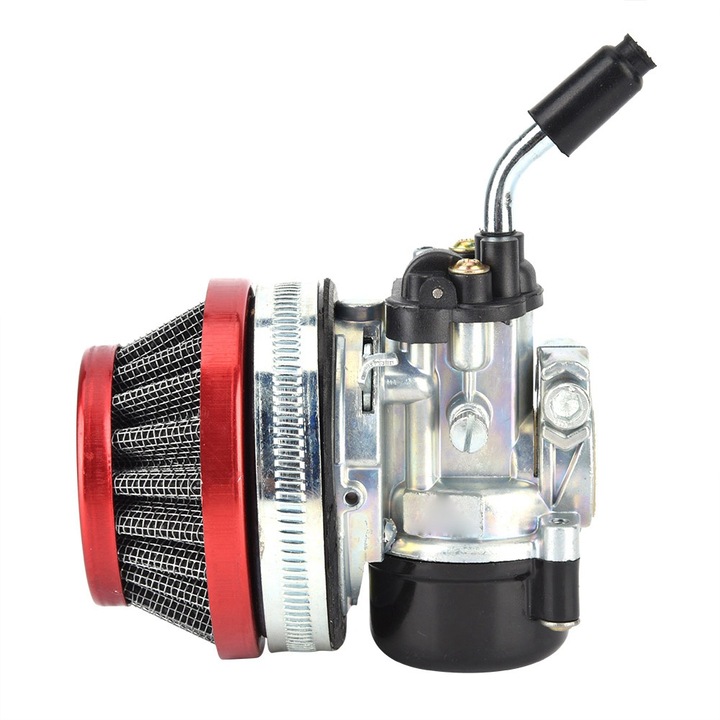 Karburátor és légszűrő készlet 49cc 50cc 80cc, 2 ütemű motoros kerékpárhoz, alumínium