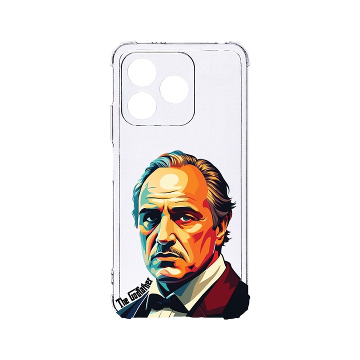 BestCase Anti Shock 1.5MM telefontok, kompatibilis modell Realme Note 50 / C53 / C51, The Godfather, Air Cushion Technology, AS 1690