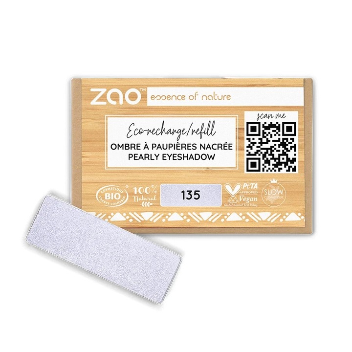 Fard de pleoape, organic, 135 Liliac, 1,3g