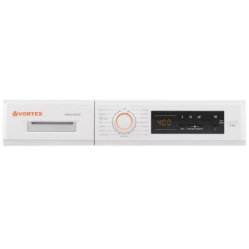 Masina de spalat rufe frontala VORTEX VMA812D04V, 8 kg, 1200rpm, Display, Clasa D, alb