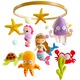 Carusel pentru bebeluși, Teox, figurine colorate, multicolor, suport pentru pătuț