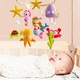 Carusel pentru bebeluși, Teox, figurine colorate, multicolor, suport pentru pătuț