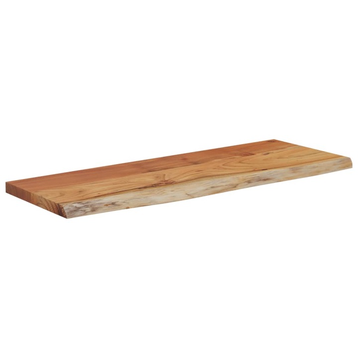 Raft perete 50x20x3 vidaXL,8 cm, dreptunghiular lemn acacia margine vie 2.86 kg