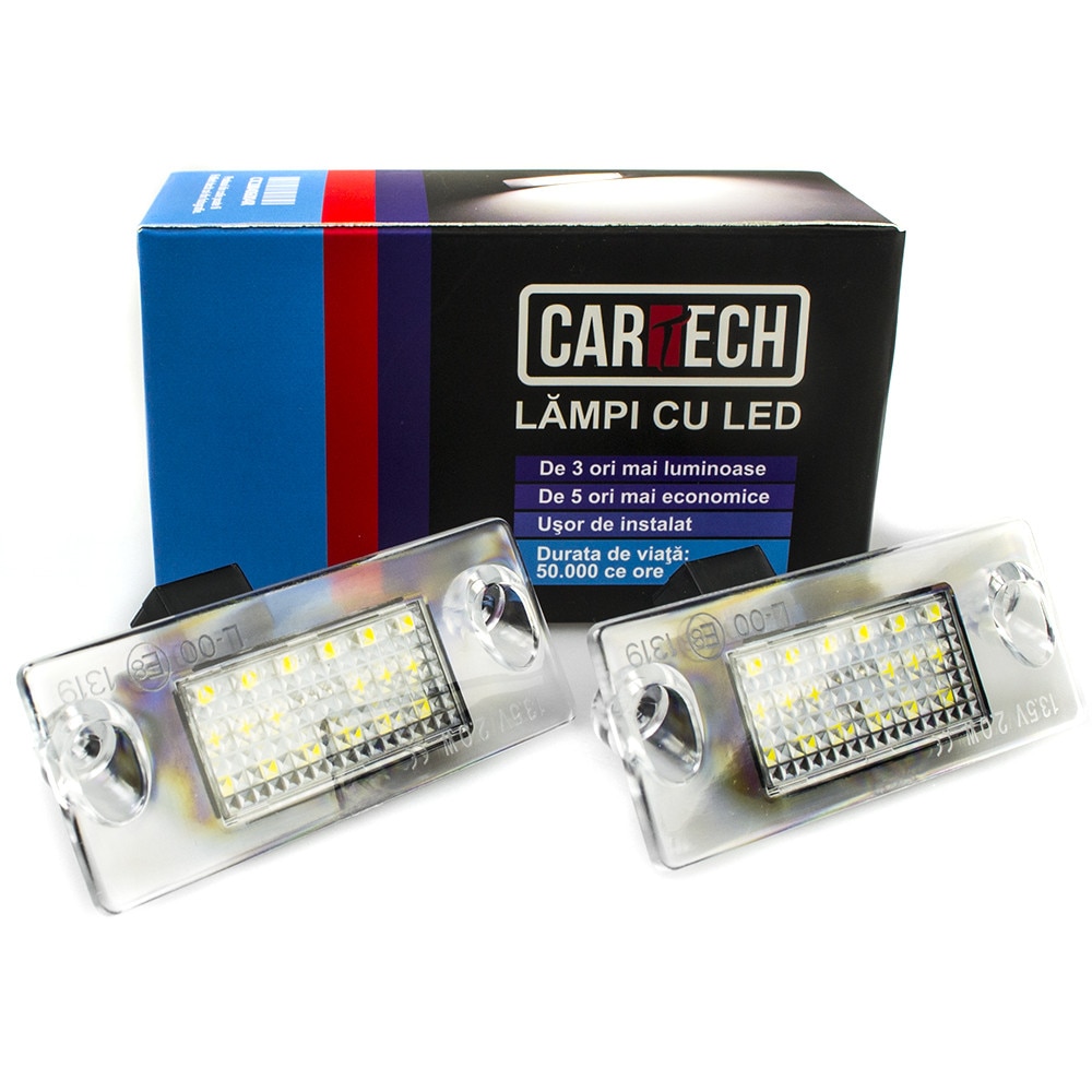 Lampi numar dedicate cu led Audi A3