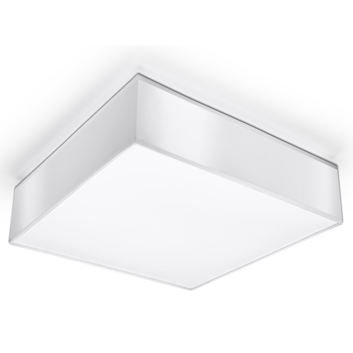 Плафон Sollux Lighting Horus 35, E27, Loft Design, бял