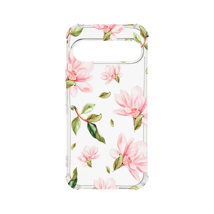 Husa pentru Google Pixel 9 / Pixel 9 Pro, BestCase® Anti Shock 1.5MM, Flowers Collection, Air Cushion Technology, Protectie camera, ecran si colturi, AS 496