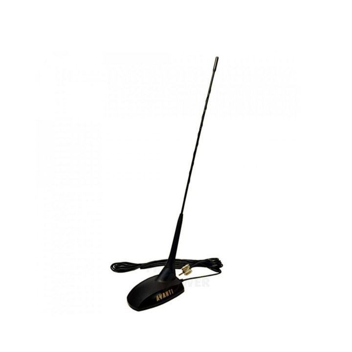 антена idealSTORE Radio CB Avanti ALDO Precalibrated 46cm with magnet, 50Ohm, MAX Power 150W(CW), Работна честота 26 - 28MHz, Дължина на кабела 5m