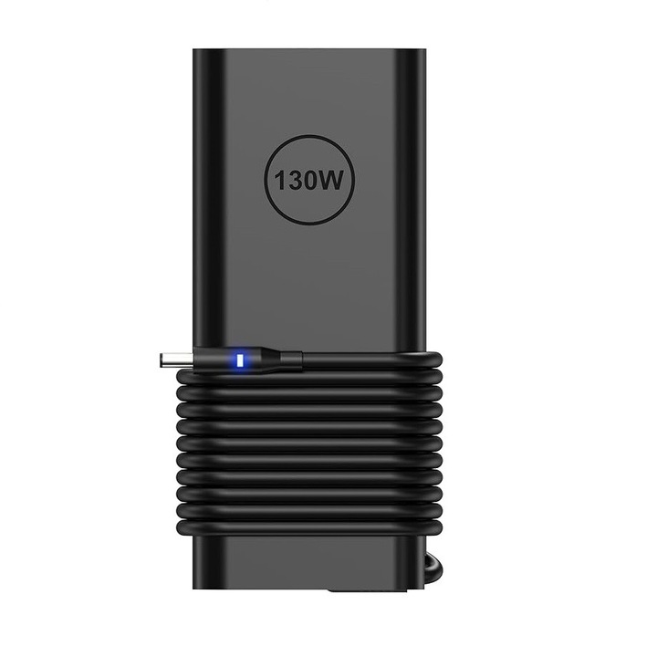 Incarcator pentru laptop Dell 130W 19.5V 6.7A mufa 7.4x5.0mm cu pin interior carcasa ovala Alienware M11x Inspiron 1150 Latitude 3330 Precision M2300 Studio 1435