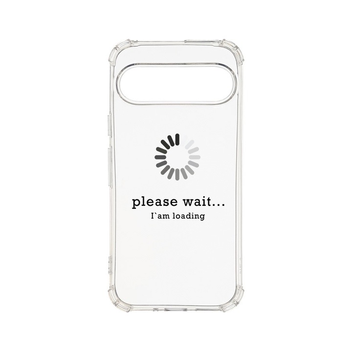 Husa pentru Google Pixel 9 / Pixel 9 Pro, BestCase® Anti Shock 1.5MM, Please wait..., Air Cushion Technology, Protectie camera, ecran si colturi, AS 37