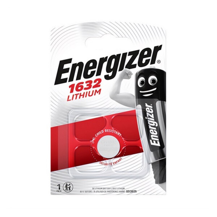 Energizer gombelem, cr1632, 3v, lítium, 1db/csomag