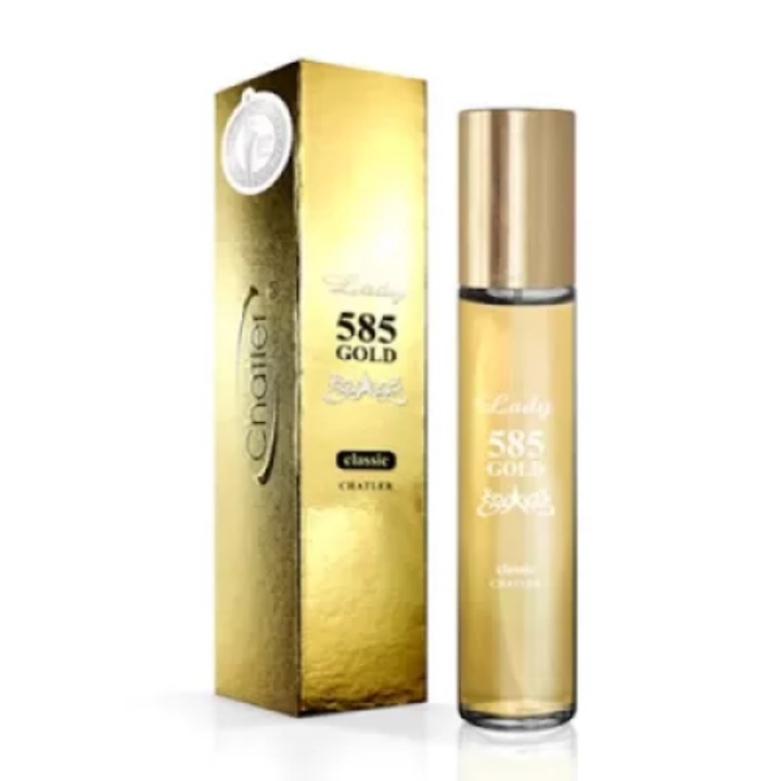 Set 6 Parfumuri, Chatler, 585 Gold Lady, Femei, 180ml
