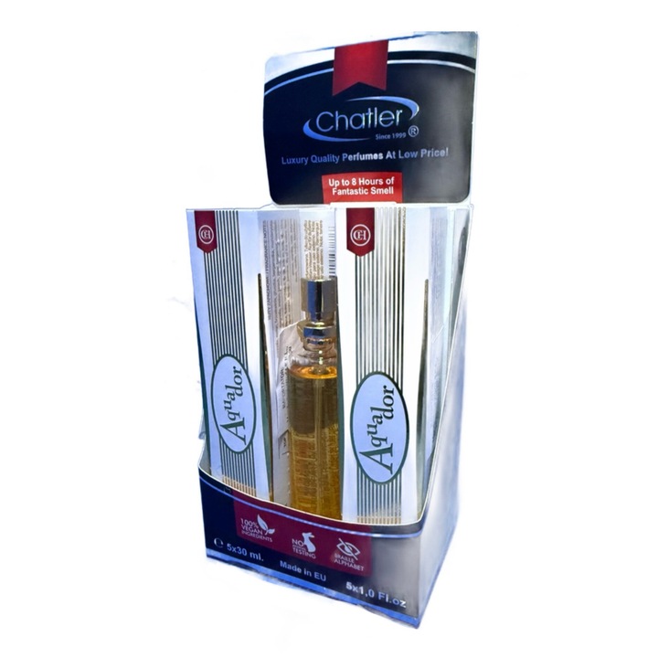 Set 6 Parfumuri, Chatler, Aquador, Femei, 180ml