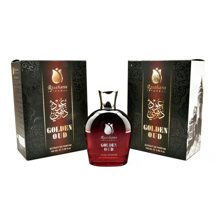 Парфюмен екстракт Rosehane, златен уд, унисекс, 100 мл