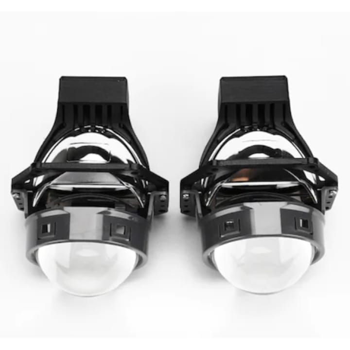 Комплект 2x Bi-Led лупи 3″ къси/дълги светлини, 20000Lm/100W-120W, BZRSH
