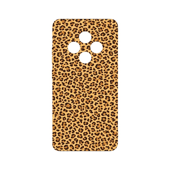 Husa Pentru OPPO Reno12 F / Reno12 FS, BestCase® Slim Premium Silicon 1.2MM, Leopard pattern, Microfibra in interior, Antisoc, Protectie camera si ecran, PB 1445