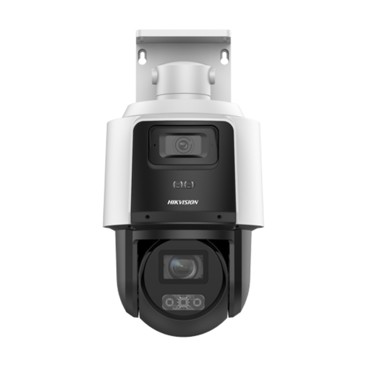 Камера HIKVISION DS-2SE3C410MWG-E14 TandemVu PTZ, 4MP, 10X, IR max. 80м DarkFighter, WL 30м, 2.8мм