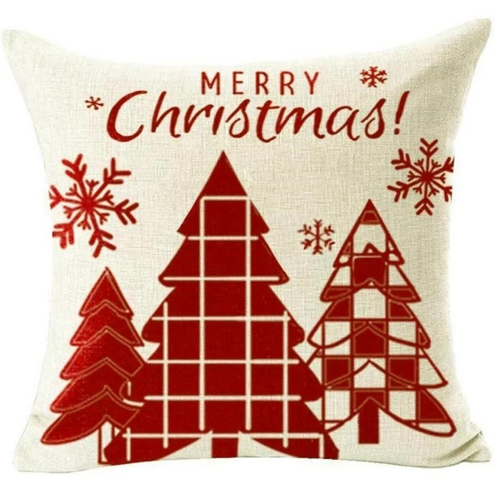 Dekoratív párnahuzat karácsonyi motívummal, Gonga® Red