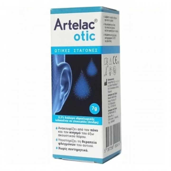Bausch & Lomb Artelac Otic Picaturi pentru urechi 7gr
