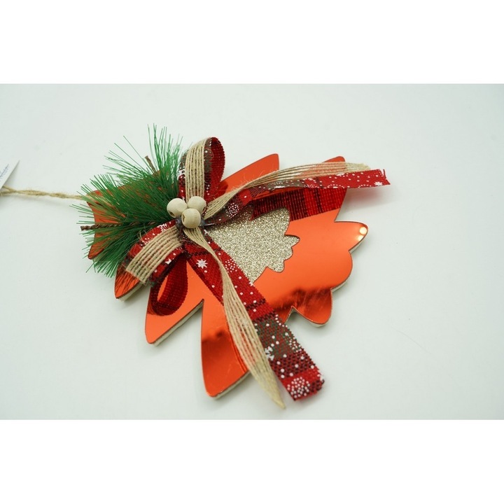 Ornament brad, Southern Sky, Brad, Rosu, Lucios, 14*16CM, Acril, Interior/ Exterior