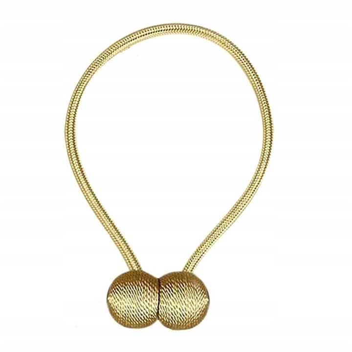 Set 2 snururi prindere perdele, PrydaSie.pl, auriu, 50cm