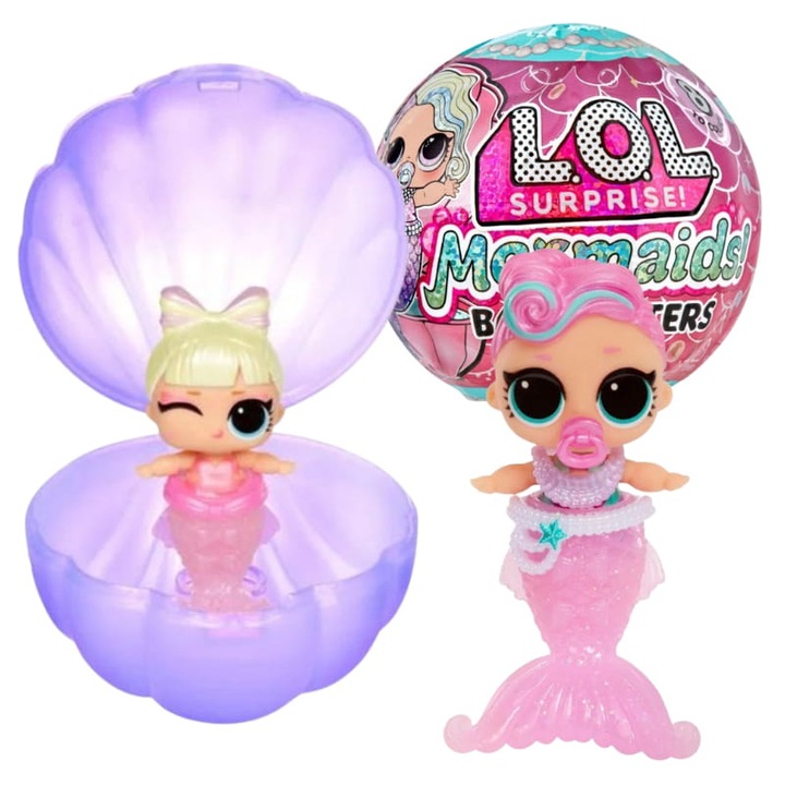 Кукла, Lol Surprise, Mermaids Baby Sisters, Mermaid Tail, Change Color, Surprise