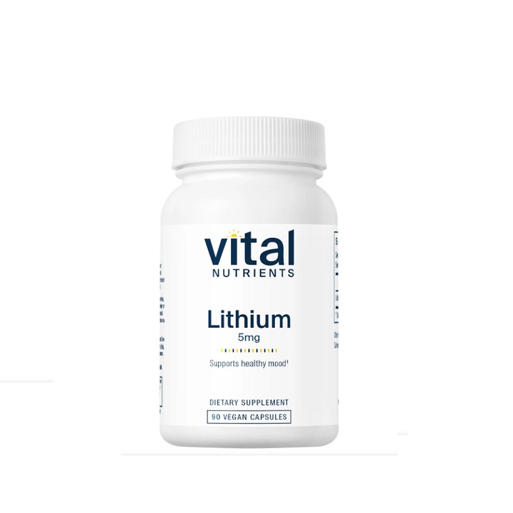 Lithium orotate 5mg 90 capsule - Vital Nutrients