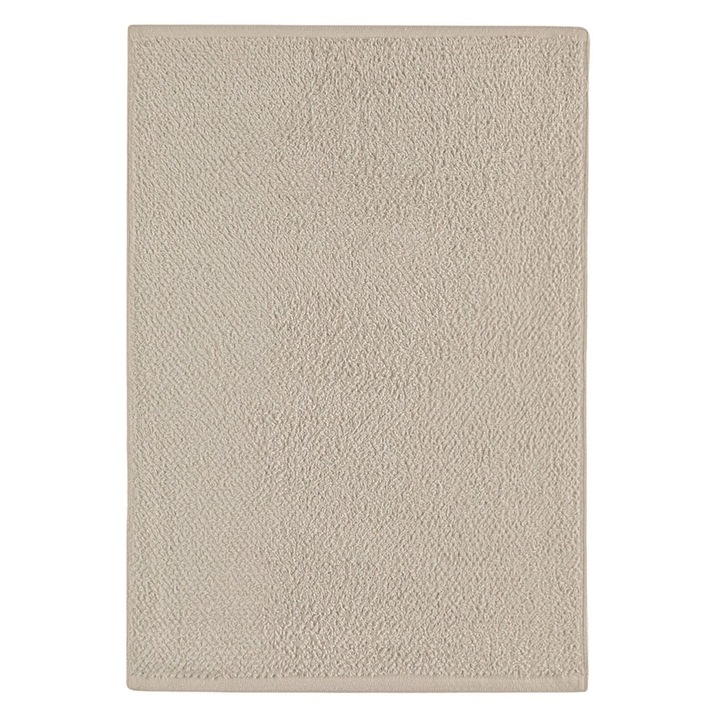 Кухненска кърпа, вафлен десен, памук, цвят бежов, размери 40x60 см