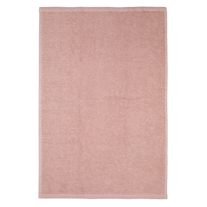 Памучна кухненска кърпа розово голо 60x40см