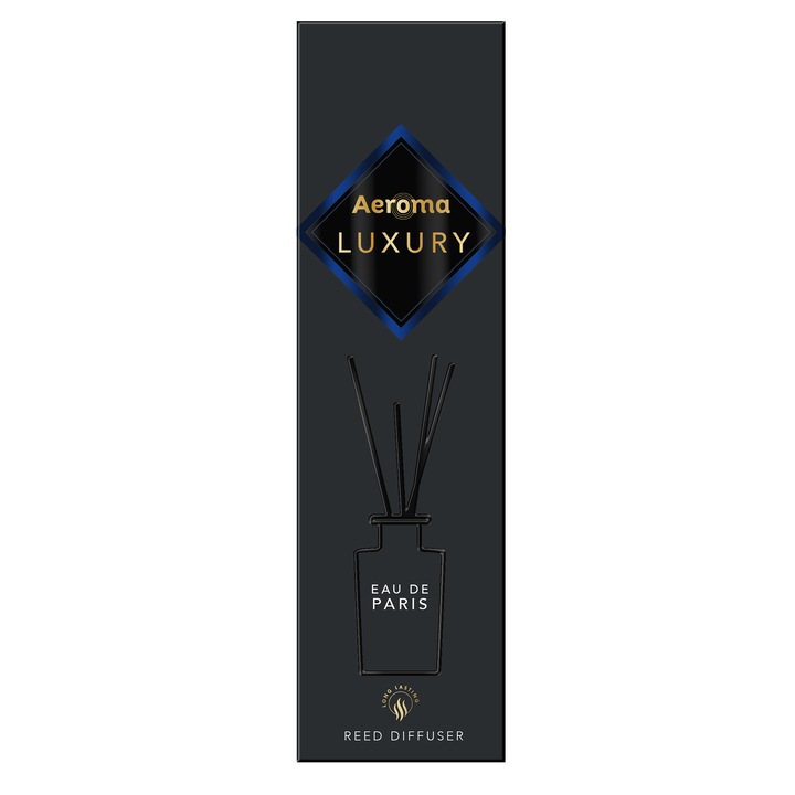 Освежител за въздух Aeroma Home Room, Reed Diffuser Luxury, L'eau de Paris 100 ml