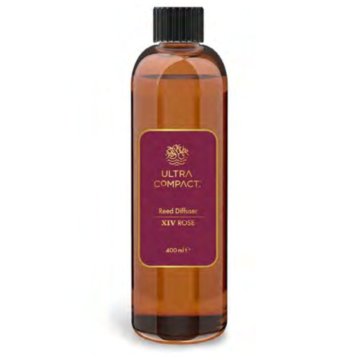 Rezerva pentru odorizant camera cu betisoare parfumate, Ultra Compact, 400ml, Rose