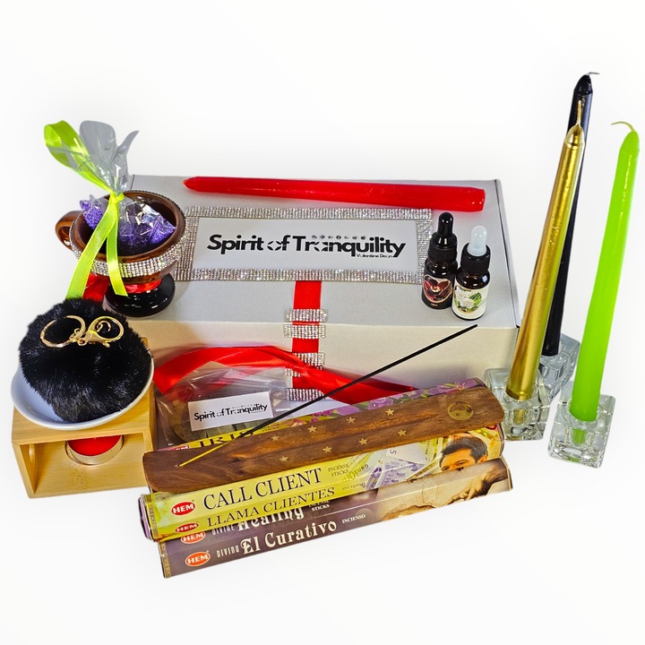 Set Aromaterapie Spirit of Tranquility Ritual de Purificare si Vindecare Spirituala in 10 Zile, Energie Pozitiva, si Binecuvantari