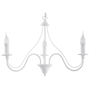 Candelabru Minerwa, Sollux Lighting, 3x40W, 220V, E14, IP20, Alb Candelabru Minerwa, Sollux Lighting, 3x40W, 220V, E14, IP20, Alb