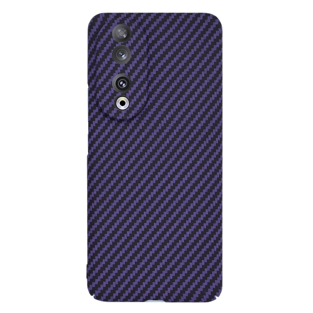 Techsuit Carbonite FiberShell - Husa telefon - compatibil cu Honor 90 - culoare Mov