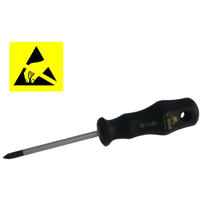 Villanyszerelők króm csavarhúzó PH 1x80