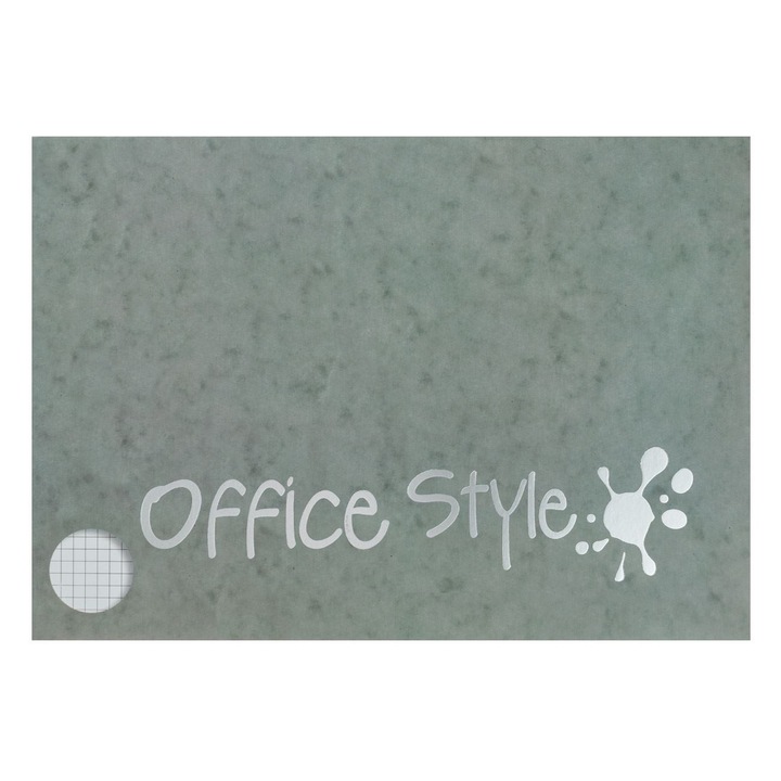 Тетрадка по математика А4, Офис стил, 40 листа, Черен сив цвят