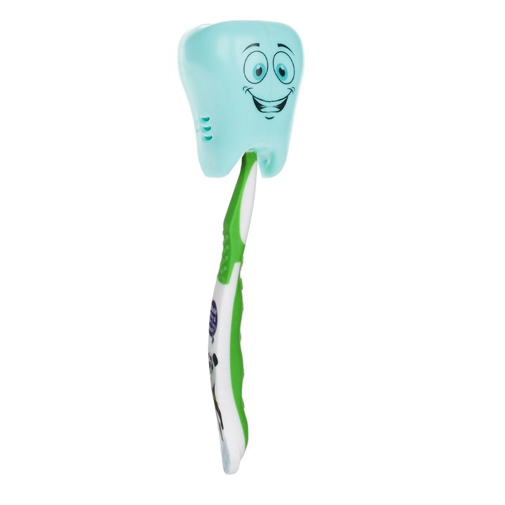 OEM Gyermek fogkefehuzat, fogmodell, kék színű, műanyag